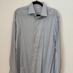 Armani Collezioni Slim Fit Button Down Shirt
